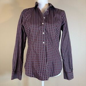 Brooks Brothers Maroon Retro Long SleeveButton Down Shirt